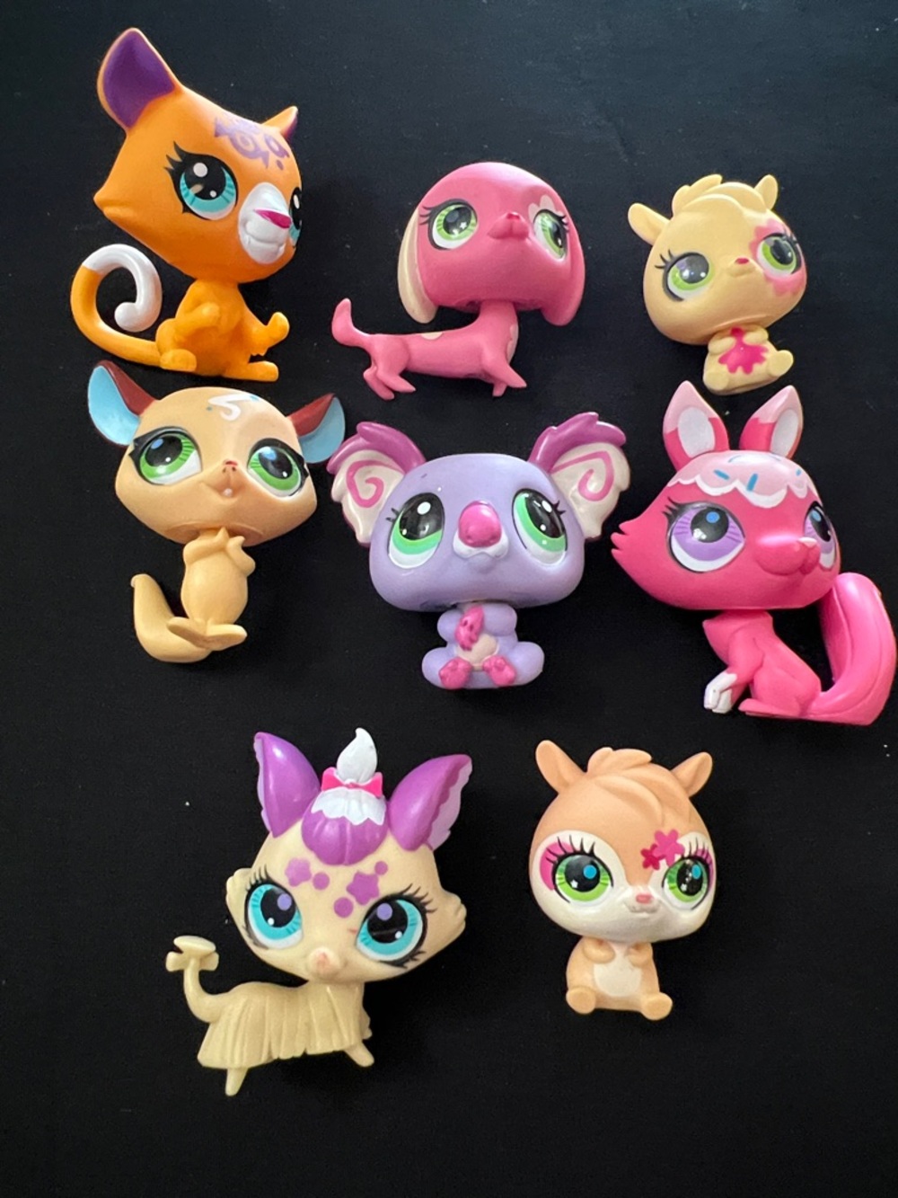 8 Set Lot of Littlest Pet Shop Figures